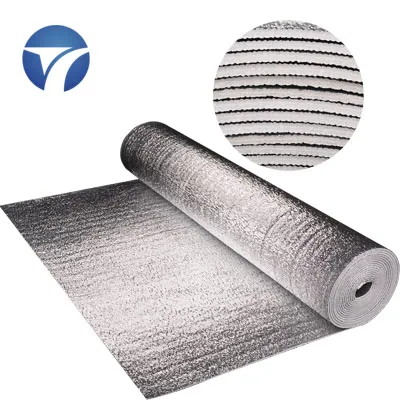 Matériau d'isolation thermique en mousse EPE avec feuille d'aluminium pour bâtiments en métal et en acier